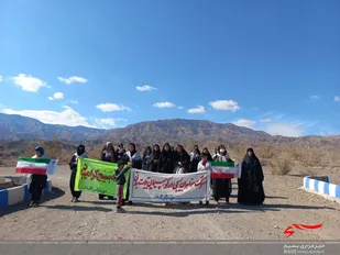 مراسم راهپیمایی و کوهنوردی خواهران بسیجی حوزه نرگس گلباف