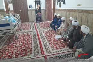 عیادت ائمه&zwnj;جمعه شهرهای شمالی سیستان و بلوچستان از امام جمعه شهرستان هامون