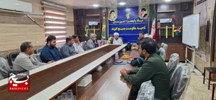 دیدار مسئولین شهرستان گتوند با فرمانده سپاه گتوند به مناسبت تاسیس سپاه پاسداران و عملیات وعده صادق