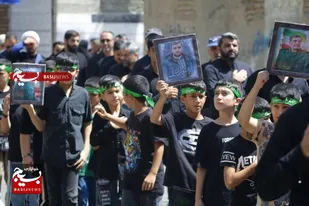 برپایی دسته عزاداری در ایام پایانی ماه صفر در شهرستان چهارباغ
