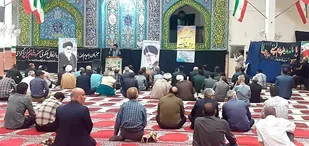 حضوررزمندگان گردان ۱۱۷امام حسین علیه السلام درمراسم سالگرد حضرت امام خمینی ره