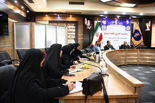 برگزاری نشست خبری سردار حیدرنیا با اصحاب رسانه به مناسبت هفته بسیج