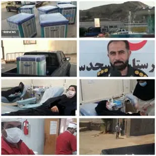 آخرین اقدامات کمک مومنانه بسیجیان مسجدسلیمان