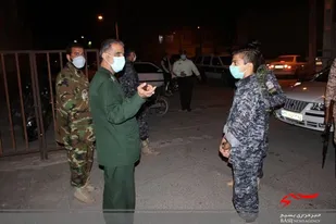 بازدید فرمانده سپاه چابهار از وضعیت برقراری امنیت شبهای محرم