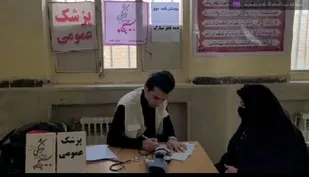 &nbsp;خدمات رایگان تیم چند تخصصی بسیج جامعه پزشکی در روستای قلعه جوق شهرستان ملکشاهی