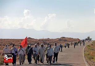 ۱۲ کاروان پیاده خواف عازم مشهد شدند