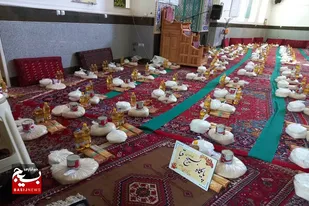 اهدای ۱۰۰ بسته&nbsp; معیشتی به همت خیرین و بسیجیان پایگاه قبا همدان به نیازمندان