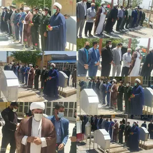 تجدید میثاق مسئولان محلی شهرستان زرند با آرمانهای والای شهداء