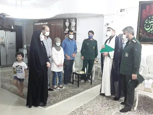دیدار با خانواده شهید غلامحسین زینی وند