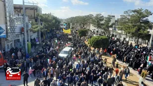 خروش انقلابی مردم ولایتمدار گناباد در راهپیمایی ۲۲ بهمن در قاب دوربین بسیج
