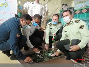 مزار شهدا سید عرب شهرستان درگز به مناسبت ضیافت الله،ماه مهمانی خدا غبارروبی و عطرافشانی شد