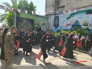 رزمایش الی بیت المقدس گردان&zwnj;های کوثر بسیج چالوس
