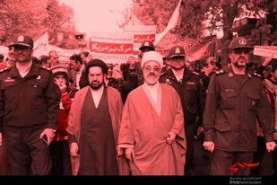 طنین ضد استکباری راهپیمایی سیزده آبان گلپايگان