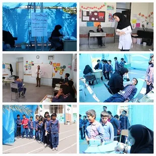 پویش سلامت دهان و دندان در مدرسه پسرانه مرتضوی رفسنجان