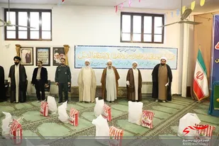 برپایی سفره کریمانه امام حسن مجتبی (ع) توسط طلاب سپاه کربلا