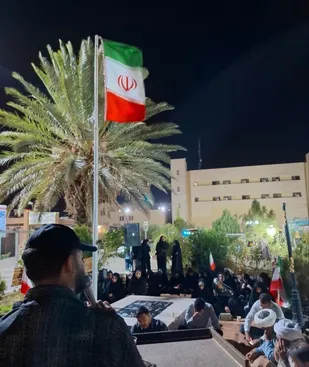 برگزاری مراسم یادبود کودکان شهید میناب ، لامرد ، و غزه در دانشگاه علوم پزشکی زابل