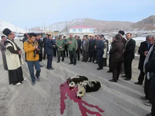 استقبال از فرمانده در شهرستان کوهرنگ