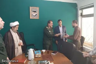 آیین معارفه جانشین فرمانده ناحیه بسیج دانشجویی استان همدان