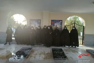 از پیاده روی تا غبارروبی گلزار شهدا روستا افتر در سرخه