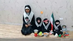 برگزاری پویش عروسک بسیجی من در شهرستان سرخه