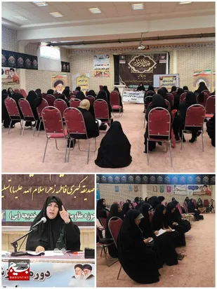برگزاری نشست نهضت مشاوره ازدواج آسان و موفق  در حسینیه حوزه حضرت خدیجه (س) سپاه ناحیه مشکین شهر