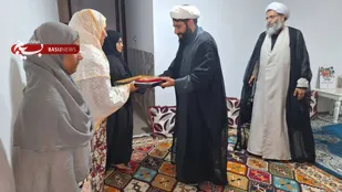 دیدار نماینده ویژه رهبر معظم انقلاب با خانواده شهید &laquo;محمد فرخنده&raquo; در قشم