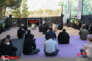مراسم عزاداری حضرت اباعبدالله الحسین (علیه السلام)در یگان امنیت برگزار شد.