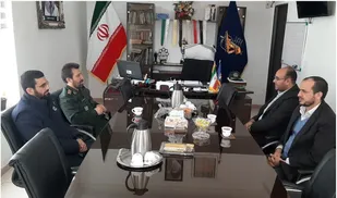 دیدار رئیس دانشگاه پیام نور پیشوا با فرمانده سپاه