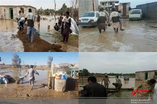 آمادگی بسیجیان و پاسداران دلگان برای مقابله با حوادث احتمالی