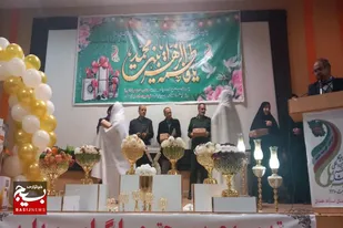 آئین توزیع ۵۰ سری جهیزیه در اسدآباد برگزار شد
