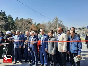 پروژه افتتاح تقاطع شهید فهمیده برگزار شد