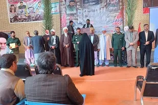 تجلیل از خانواده شهید به همت حوزه کوثر سپاه شهرستان خاش