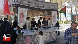 برپایی موکب پذیرایی به مناسبت ولادت حضرت امام موسی کاظم(علیه السلام)