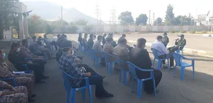 برگزاری جلسه شورای اداری در ناحیه روانسر
