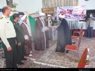 تکریم و معارفه مسئول دفتر نمایندگی ولی فقیه در ناحیه بسیج سپاه سربیشه