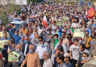 بوشهر در نوار خلیج&zwnj;فارس یک صدا مرگ بر آمریکا سر داد