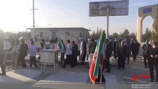 مراسم غبارروبی و عطر افشانی قبور مطهر شهدای شهر حسن آباد