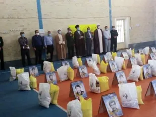 توزیع کمک&zwnj;های مومنانه در آغاجاری