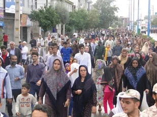 همایش پیاده روی خانوادگی در آق قلا