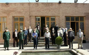 دیدار مسوولان سپاه و ارتش استان با خانواده شهید بابایی در قزوین