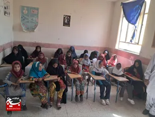 برگزاری نشست بصیرتی جهاد تبیین در مدرسه پیامبر اعظم روستای کوشه