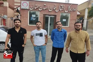 از نظافت مسجد تا حضور در پایگاه انتقال خون بسیجیان سرخه ای