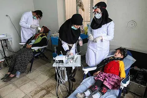 حضور بزرگترین گروه جهادی بسیج جامعه پزشکی در منطقه کالیمانی استان خراسان شمالی