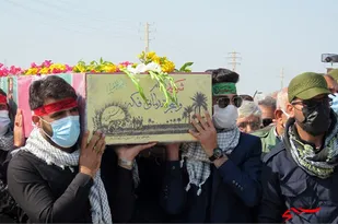 تشییع شهید گمنام در دشتستان