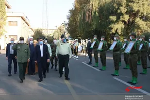 صبحگاه مشترک نیروهای انتظامی استان البرز برگزار شد