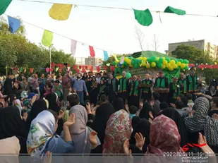 گزارش تصویری از برگزاری جشن های محلی به مناسبت سالروز میلاد امام رضا(ع) در محله های کیانمهر
