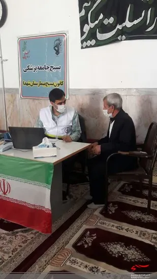 ویزیت رایگان بیماران با همکاری کانون بسیج جامعه پزشکی بیمارستان شهدا