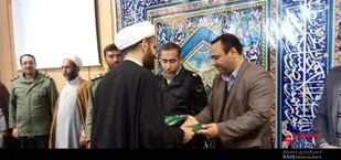 مسئول دفتر نمایندگی ولی فقیه در سپاه خور و بیابانک تکریم و معارفه شد