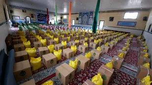 سیل کمک های مومنانه در ماه مبارک رمضان در شهرستان طبس