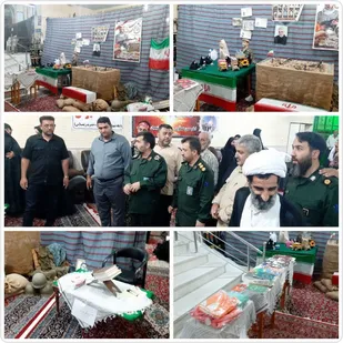 بازدید سردار بابااحمدی از نمایشگاه اقتصاد مقاومتی در پیشوا